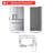 LG 29 cu ft Smart 3-Door French Door Refrigerator