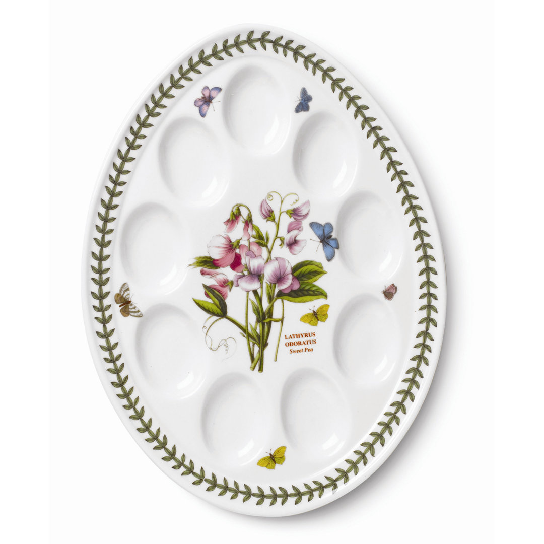 Portmeirion Botanic Garden Devilled Egg Plate 12" Portmeirion