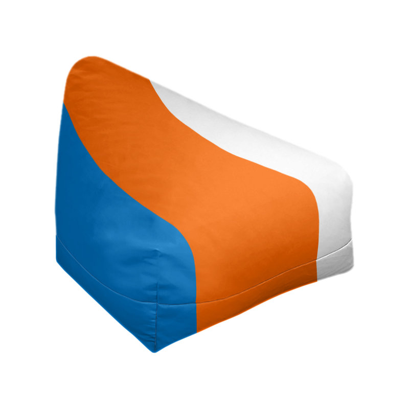 Housse de sac de pois standard Miami, Bleu / jaune / rouge orangé