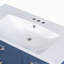 Meuble-lavabo simple 35,98 po avec plateau en céramique Sulevi