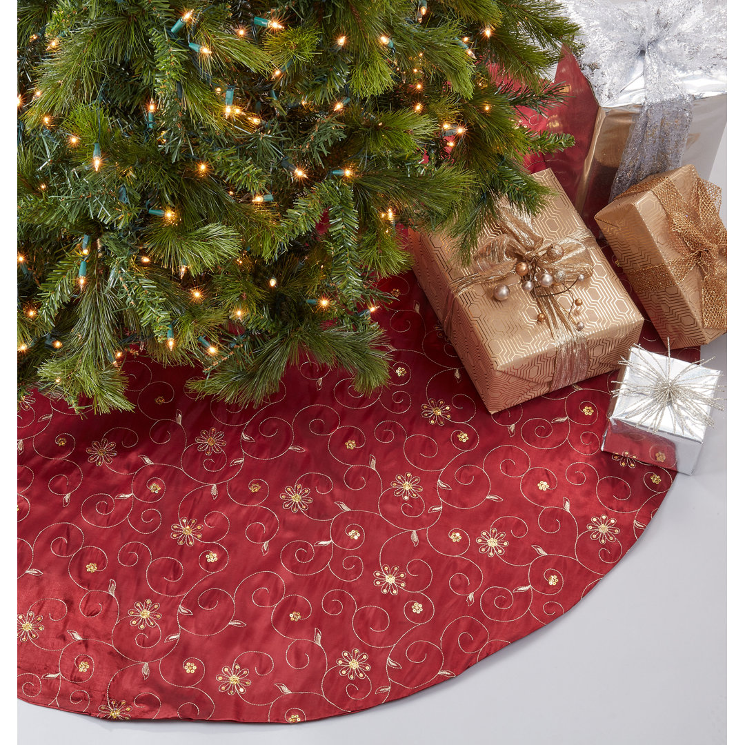Floral Tree Skirt The Holiday Aisle® 