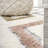 Peru Diamond Tribal High-Low Multi/Cream Rug-421791297