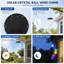 Solar Wind Chimes Outdoor Waterproof LED Hanging Wind Chime Light for Garden Decor Gifts for Mom Grandma