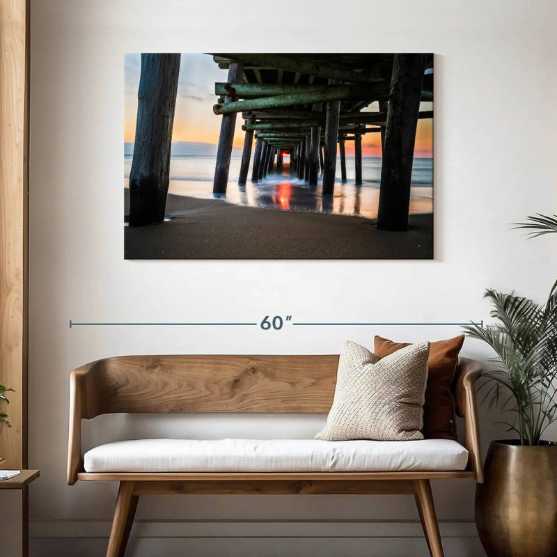 Aletra ci-dessous Virginia Beach Pier, H 30 po x l 45 po