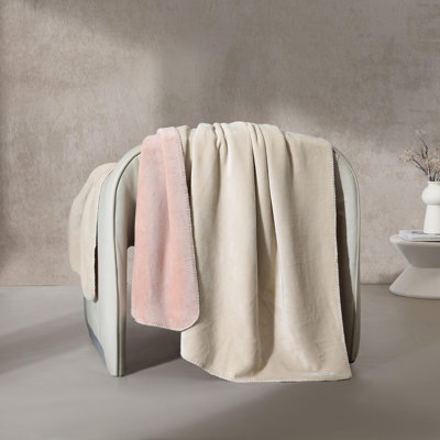 Calvin Klein Modern Reversible Lush Solid Blanket