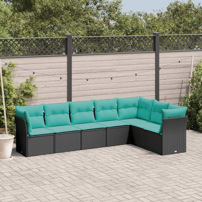 55 cm W Patio Sofa with Cushions