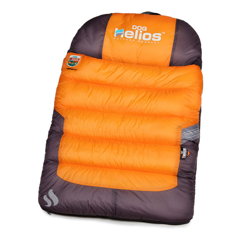 Lit pour chien Helios Trail-Barker Multi-Surface avec technologie BlackShark, Orange