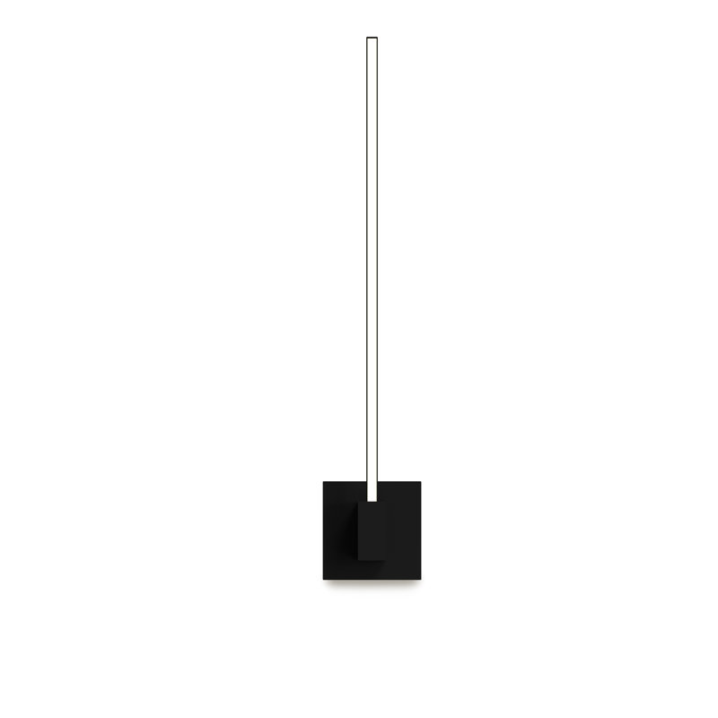 Appliquee à bras 1 lumière del Z-Bar, Noir mat