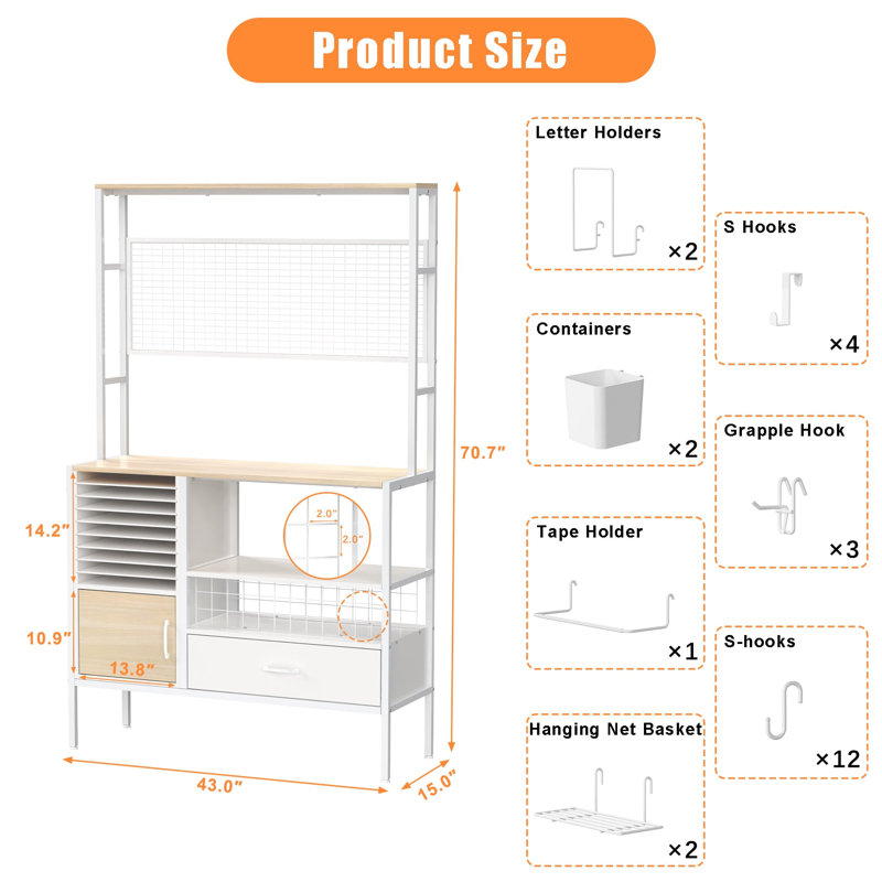 Craft Storage Cabinet Compatible with Cricut Machines