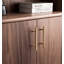Armoire d'entrée simple en bois massif