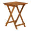 Square Solid Wood Outdoor with Umbrella Hole Bistro Table - 51.1 cm W 51.1 cm D