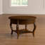 Table basse ronde en bois massif-19048009