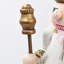 Ensemble de 3 décorations de casse-noisette - arbre de Noël en bois de pin peint à la main de 4,9 pouces, figurines de table rustiques pour décoration de maison de vacances
