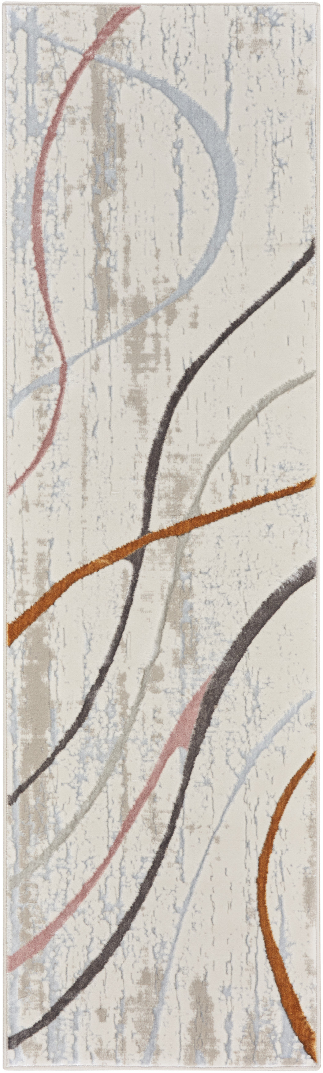 Ivy Bronx Glitz Abstract Ivory/Multi Area Rug & Reviews | Wayfair