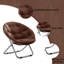 Foldable Camping Beach Chair Large Space Moon Chair For Dormitory, Fishing, Camping, Beach Party, Gray-140425667