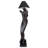 Mademoiselle 76'' Black Traditional Floor Lamp