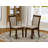 Monza Parsons Dining Chairs - Baby Blue Linen Fabric Padded Chairs, Set of 2, Wire brushed Linen White-478704002-478704003