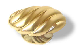 Circle Knob, Sterling Brass