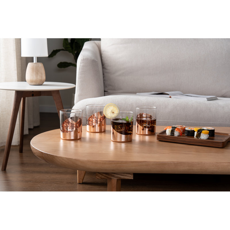 4 Piece 355ml Whiskey Glass Set