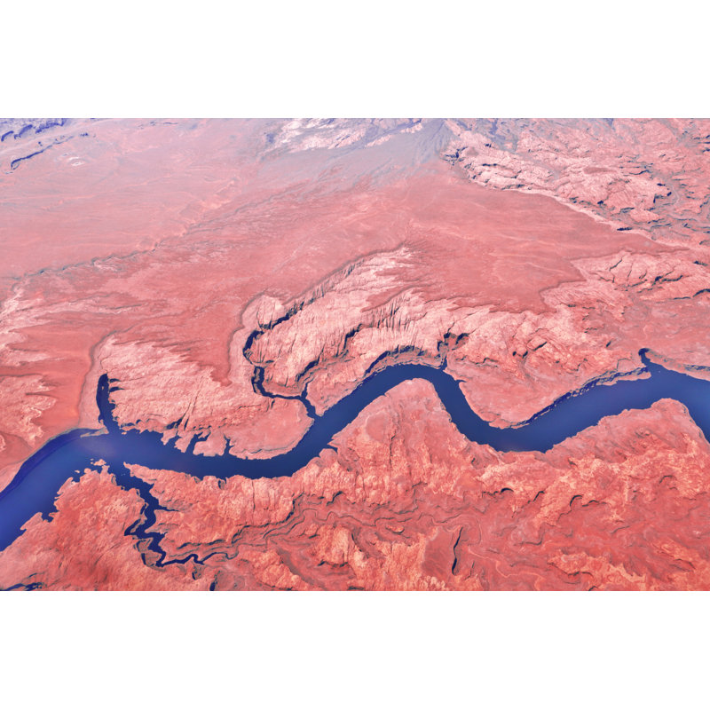 Colorado River 1 Piece Wrapped Canvas Wall Art, 30cm H x 46cm W