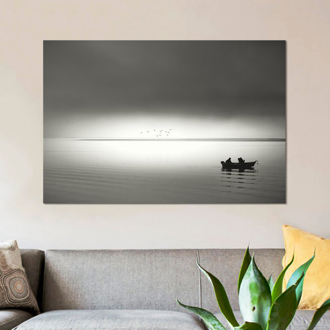 " Going Fishing " by Don Schwartz, 40" H x 60" W x 1.5" D, Wrapped Canvas