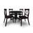 Standridge 4 - Person Solid Wood Top Pedestal Dining Set-315869106