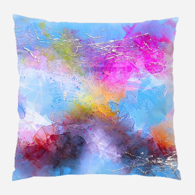 Coussin décoratif Hazlehurst, Microsuède, Intérieur