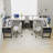 2-Set L-Shaped Computer Desk with Desk Monitor Stand and Side Storage Bag-805839046