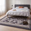 Tapis Langley moderne à motif mosaïque mouchetée abstraite gris et noir, lavable en machine, antidérapant, à poils courts, pour intérieur et extérieur, adapté aux animaux domestiques, idéal pour le salon, la chambre, la salle à manger, l'entrée, le corridor ou le bureau.-1230821111