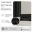 36-38 in.W x 72 in.H Bifold Frameless Glass Shower Door, Folding Frameless Shower Door-72077769