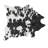 Ingham Black and White Faux Cowhide Area Rug-1909176779