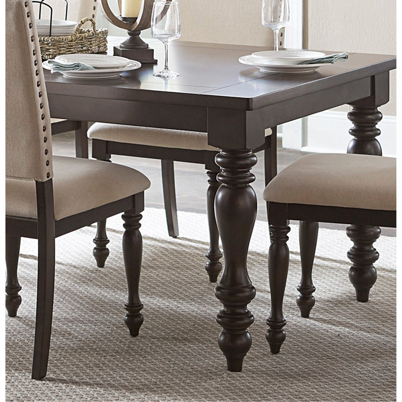 Mobilier de salle à manger de style transitionnel brun grisâtre 1pc