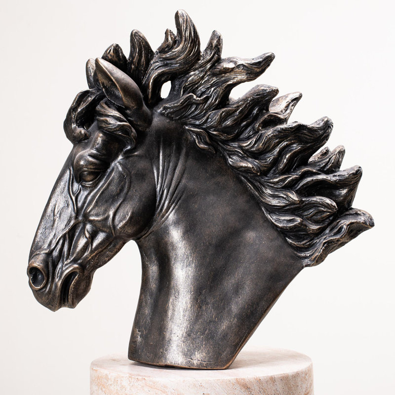 22.05" Horse Head Bust