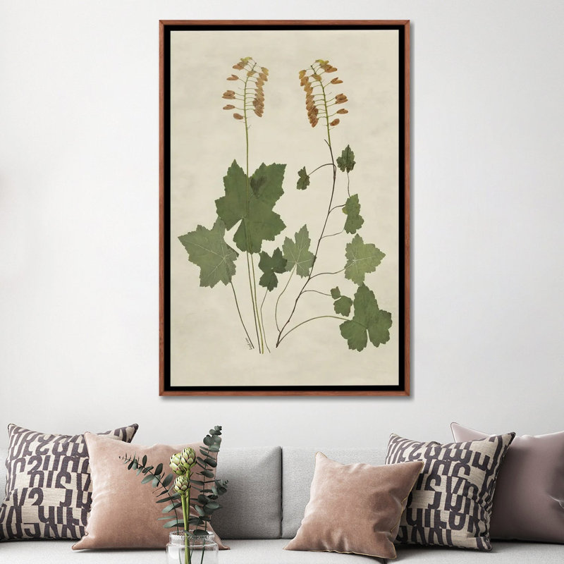Botanical Leaves IV, 152.4 cm H x 101.6 cm W x 4.445 cm D, Classic Wood