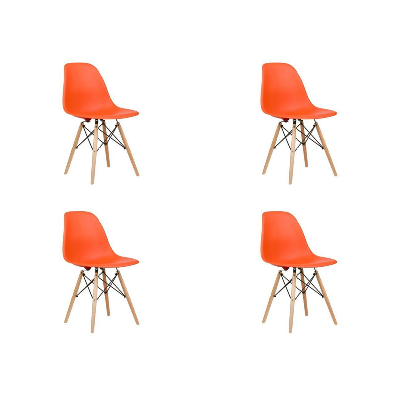 Chaise d'appoint Chu, Orange