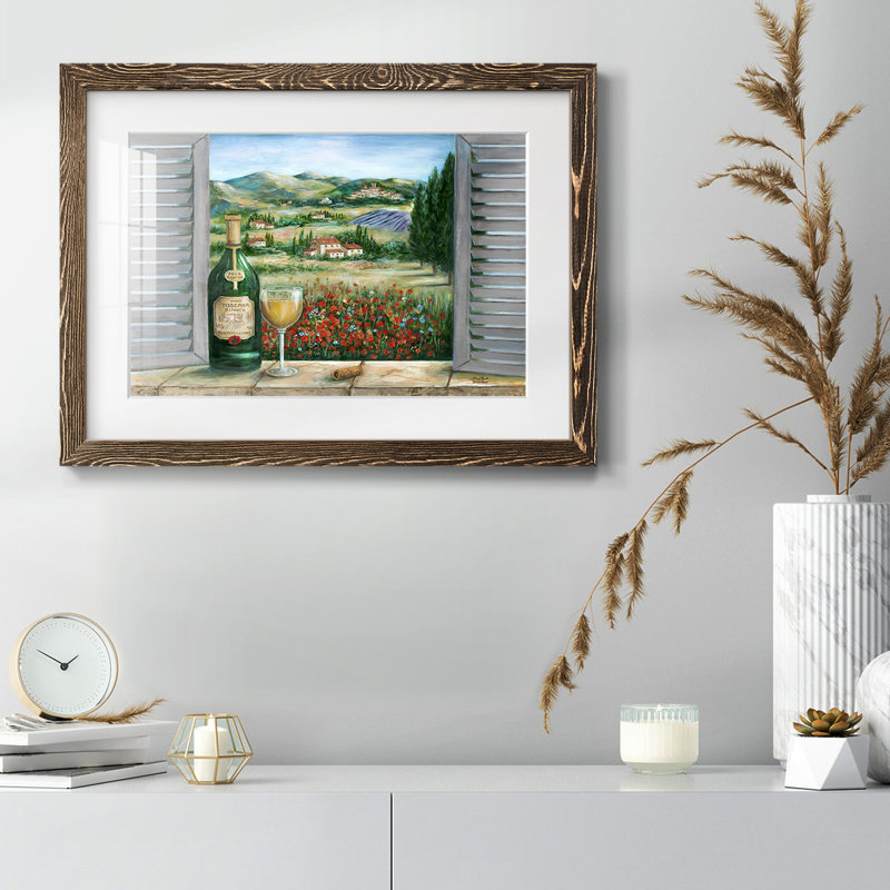 Blanc toscan et coquelicots, Noyer