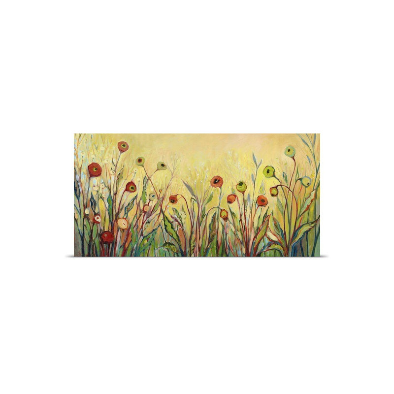 Nolani «Summer Poppies» - Imprimé, H 24 po x l 48 po x 1,5 po, Toile