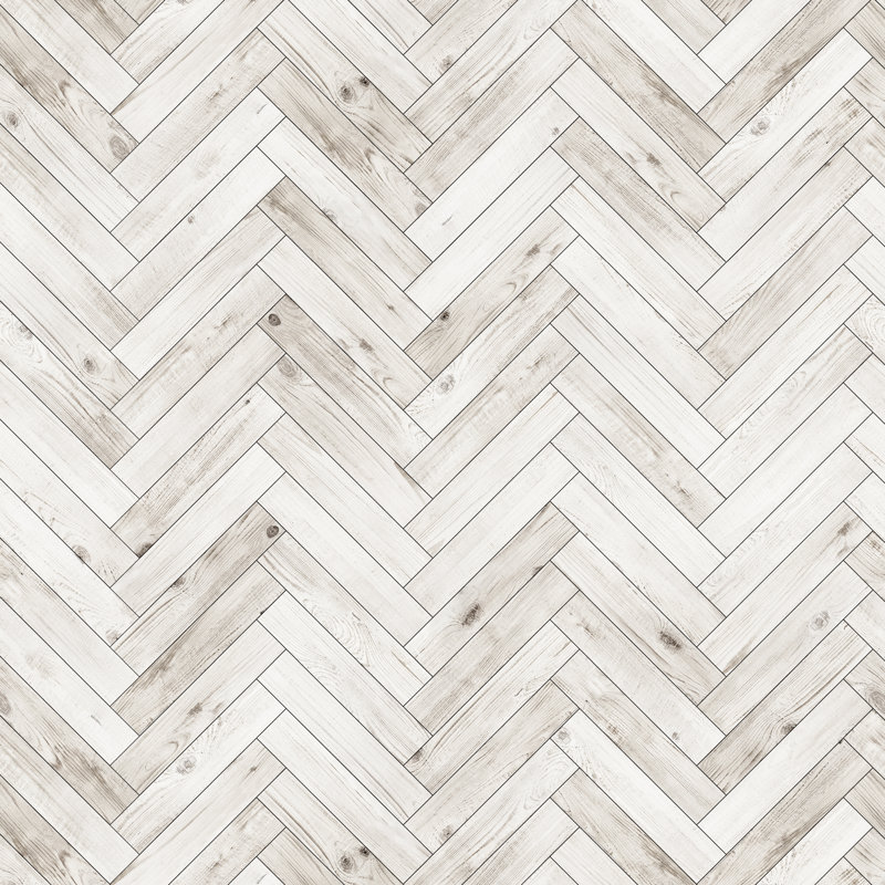 Carreau de papier peint à peindre Diuri, Blanc / Gris, L 108 po x l 96 po