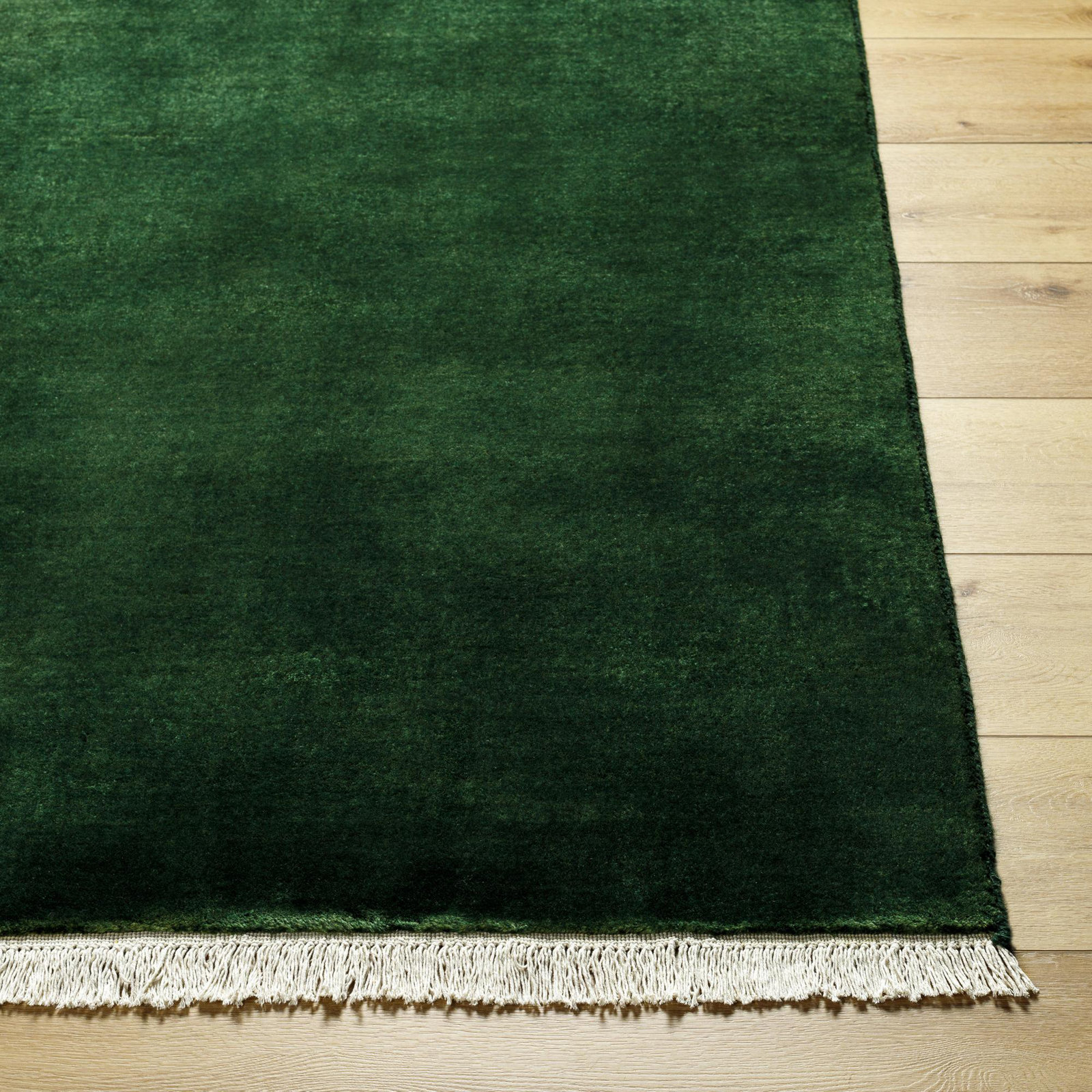 Clio Wool Green Rug, Rectangle 12' x 15'