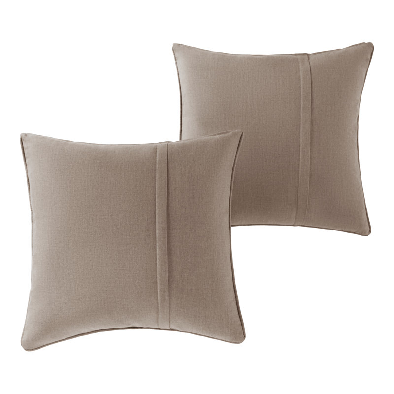 Sunbrella Throw Pillow, Cast Ash