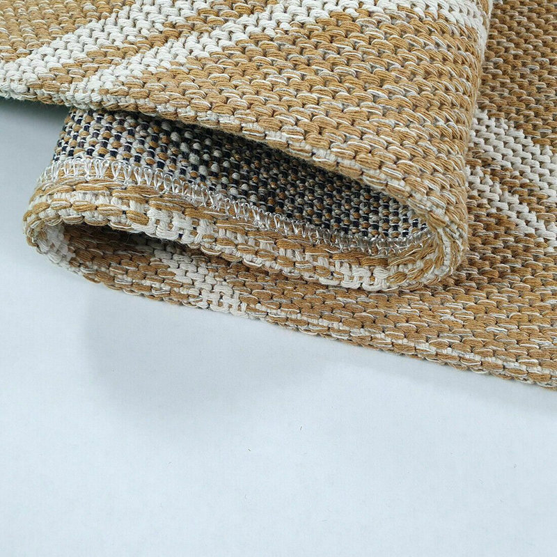 Cueto Geometric Cotton Hand Woven Area Rug, Runner 75 x 300cm