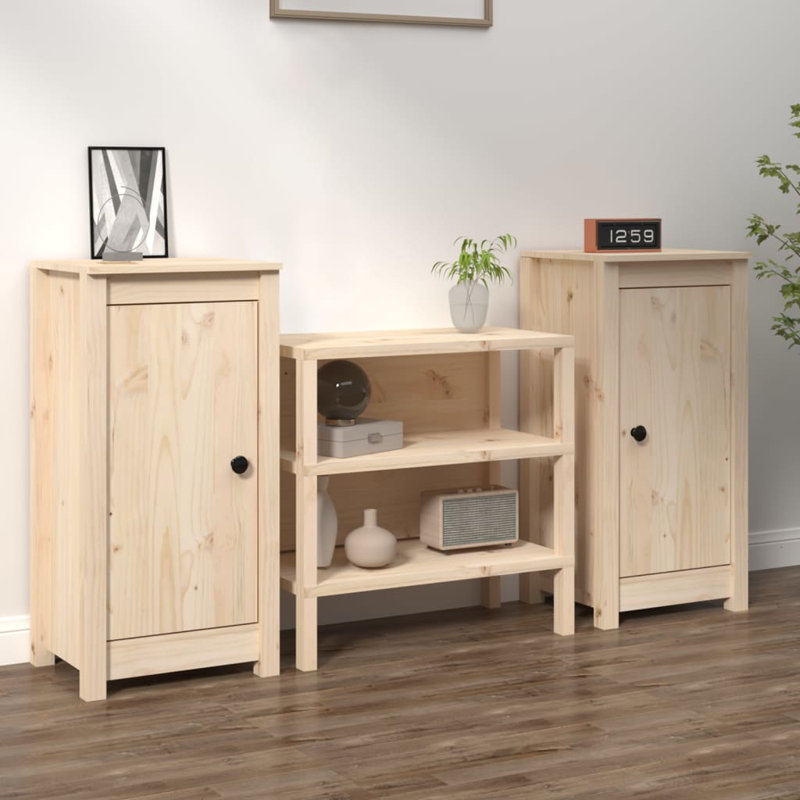 17 Stories Sideboards 2 Pcs_2, Natural