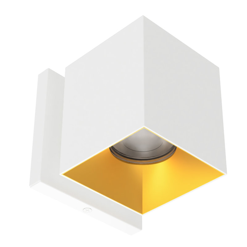 Zoron Dimmable LED Outdoor Square Wall Light With Color Temperature Switch (2700K/3000K/3500K/4000K/5000K), 25° Beam Angle