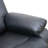 Double Manual Recliner Chair, Overstuffed Loveseat w/ Cupholders, Leather, Black-1769270535
