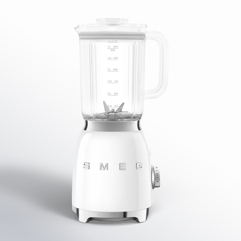 Glass Jar Stand Blender, White
