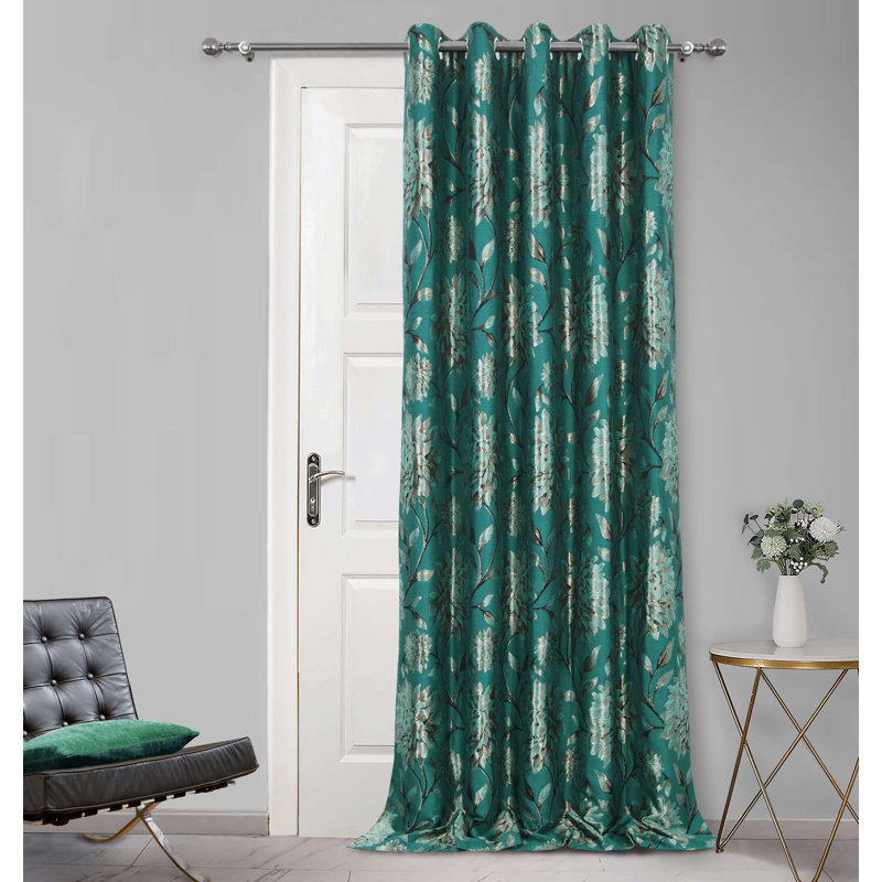 Alastair Semi Sheer Curtains, Teal
