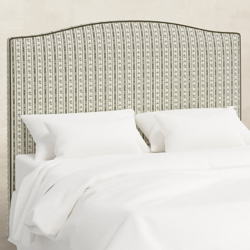 Upholstered Headboard, Queen, Olive
