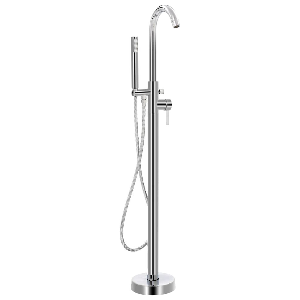 Jain 1 Handle Floor Roman Tub Faucet Bath Filler with Diverter