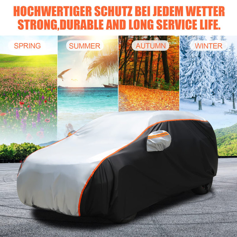 Elastic Automobile Cover, 72.7" H x 191" W x 78.8" D