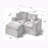 Modern Chenille Cloud Sofa, Freely Combinable, Comfortable To Sit On